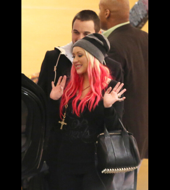 Christina Aguilera et Matthew Rutler à Los Angeles, le samedi 20 octobre 2012.