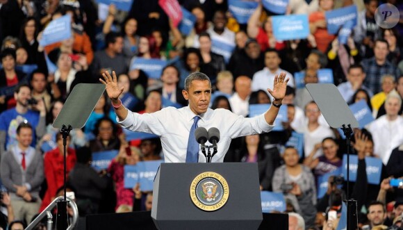 Barack Obama à Las Vegas le 24 octobre 2012.