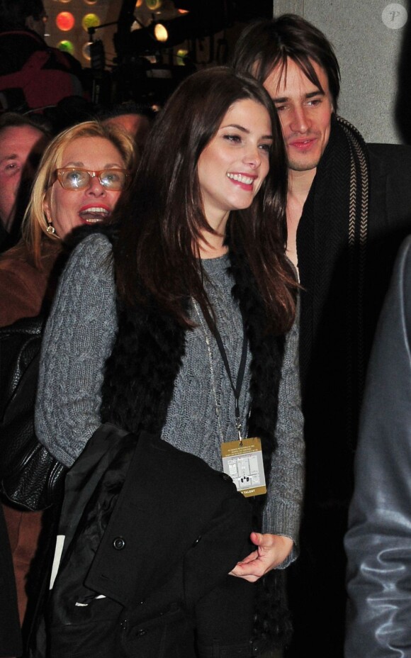 Ashley Greene avec son ex-compagnon à New York en novembre 2011.