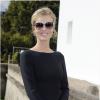 Eva Herzigova arrive au défilé Dior le 28 septembre 2012 à Paris