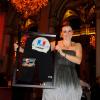 Le maillot de Camille Lacourt mis en vente lors du neuvième gala Un Maillot pour la Vieà l'Hôtel de Ville de Paris le 24 octobre 2012