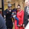 Jennifer Lopez, Casper Smart et Emme à Londres le 24 octobre 2012.