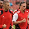 Karim Benzema et Franck Ribéry, à Zurich, en juin 2008.