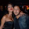 Ayem Nour et Kamel Djibaoui lors de la soirée Hollywood Girls 2, au duplex à Paris, le 26 octobre 2012
