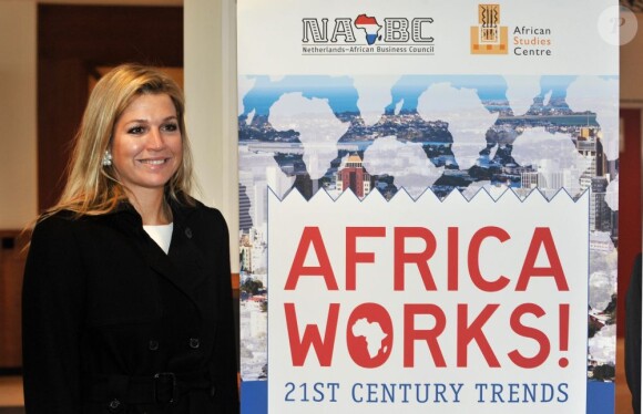 La princesse Maxima des Pays-Bas à Zeist le 29 octobre 2012 pour la conférence Afrika Works!.
