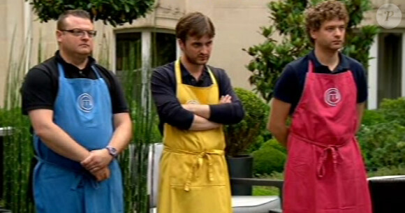 Ludovic, Pierre et Simon dans Masterchef 2012 le jeudi 1er novembre 2012 sur TF1