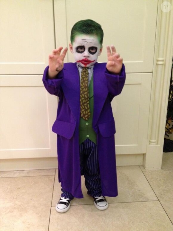 Kai Wayne, fils de Wayne Rooney, déguisé pour Halloween 2012.