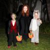 Marcia Cross et ses enfants pour Halloween.