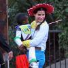 Sandra Bullock et son fils déguisés pour Halloween 2012.