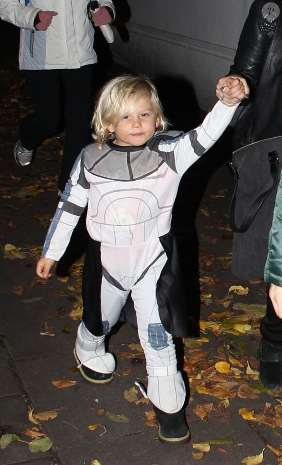 Zuma, fils de Gwen Stefani, déguisé pour Halloween 2012.