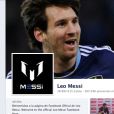 Lionel Messi a partagé son bonheur d'être devenu le 2 novembre 2012 papa d'un petit Thiago sur sa page Facebook.