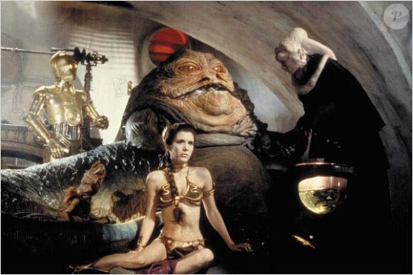 Carrie Fisher, princesse Leia Organa dans la saga Star Wars.