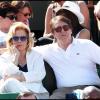 Sylvie Vartan et son mari Tony Scotti à Roland Garros le 1er juin 2011.