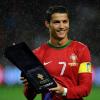 Cristiano Ronaldo fête sa centième avec le Portugal le 16 octobre 2012 à Porto