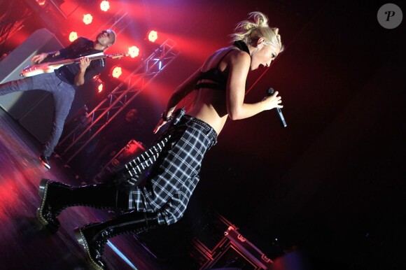 Gwen Stefani au top avec No Doubt en concert unique le 6 novembre 2012 à la Maison de la Mutualite, à Paris, lors du concert privé HP Music Connected pour présenter le nouvel album Push and Shove, mais aussi jouer leurs anciens tubes...
