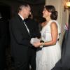 Madeleine de Suède et son fiancé Christopher O'Neill prenaient part le 7 novembre 2012 au Yale Club de New York à la cérémonie de remise du Raoul Wallenberg Civic Courage Award.
