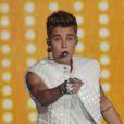 Justin Bieber chante lors du défilé Victoria's Secret au 69th Regiment Armory. New York, le 7 Novembre 2012.