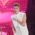 Justin Bieber signe une jolie performance lors du défilé Victoria's Secret au 69th Regiment Armory. New York, le 7 novembre 2012.