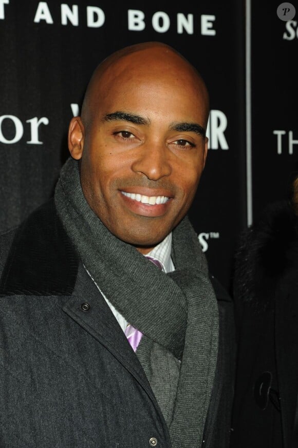 Tiki Barber pour l'avant-première du film De rouille et d'os, le 8 novembre 2012.