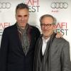 Daniel Day-Lewis et Steven Spielberg lors de la projection du film Lincoln, dans le cadre du festival de l'AFI à Los Angeles le 8 novembre 2012