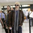 Matthew McConaughey arrive à l'aeroport de la Nouvelle-Orléans, le 9 Novembre 2012