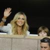 Claudine Keane et son adorable fils Robert Keane Jr. lors du match entre le Los Angeles Galaxy et les Seattle Sounders au Home Depot Center de Los Angeles le 11 novembre 2012