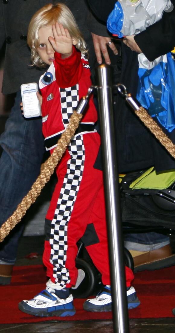 Zuma, le fils de Gwen Stefani après les MTV Europe Music Awards à Francfort le 11 novembre 2012.