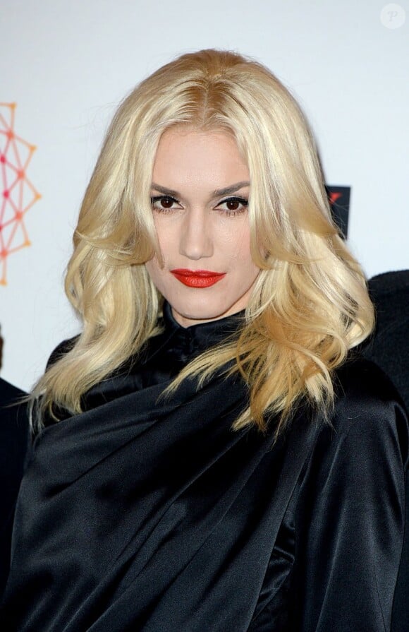 Gwen Stefani sur le tapis rouge de la soirée des MTV Europe Music Awards 2012 à Francfort, le 11 Novembre 2012.