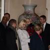 Gwen Stefani et son fils Zuma quittent leur hôtel parisien pour se rendre à l'aéroport, le 7 novembre 2012.