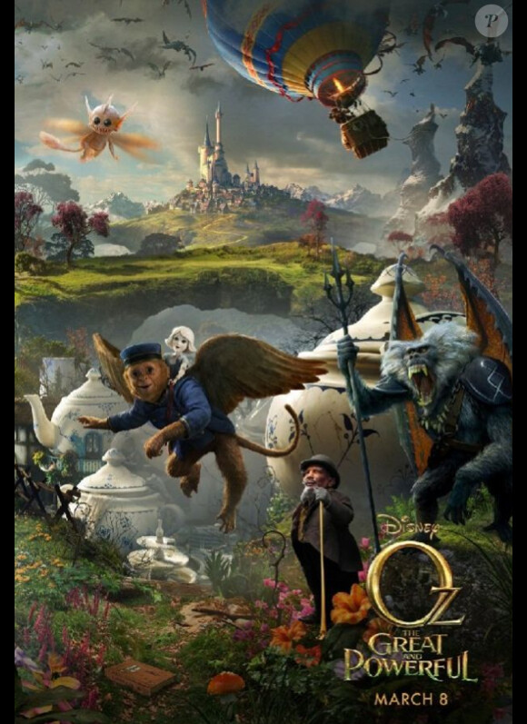 Nouvelle affiche teaser du film Le Monde fantastique d'Oz