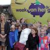 La princesse Maxima des Pays-Bas lançait le 12 novembre 2012 à l'école Prince Maurits de Rijswijk la 3e édition de la Semaine de l'argent (Week van het Geld").