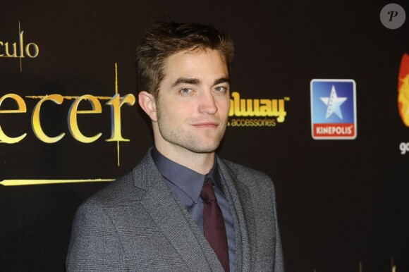 Robert Pattinson lors de l'avant-première du film Twilight 5 à Madrid, le 15 novembre 2012.