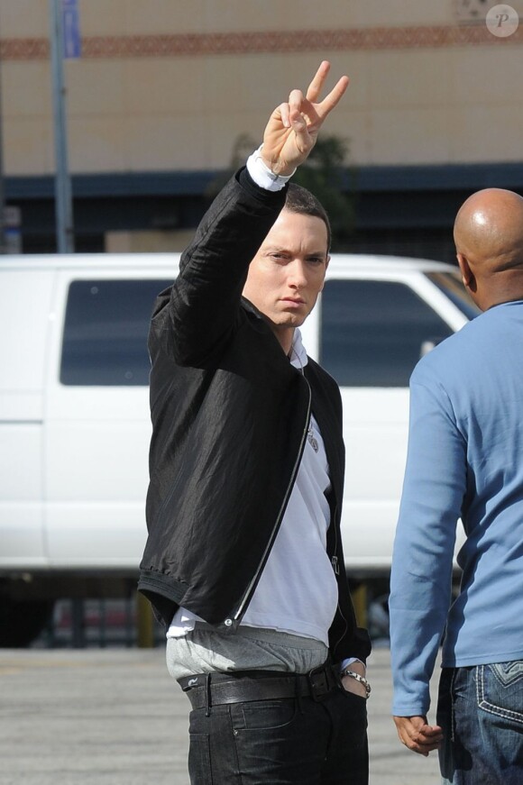 Eminem à Los Angeles en janvier 2011.
