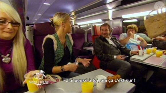 Cindy et Frédéric dans Qui veut épouser mon fils ?, saison 2, le vendredi 16 novembre 2012 sur TF1