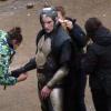 Christopher Eccleston (Malekith) sur le tournage du dernier film Marvel, Thor : The Dark World, le 16 novembre 2012.