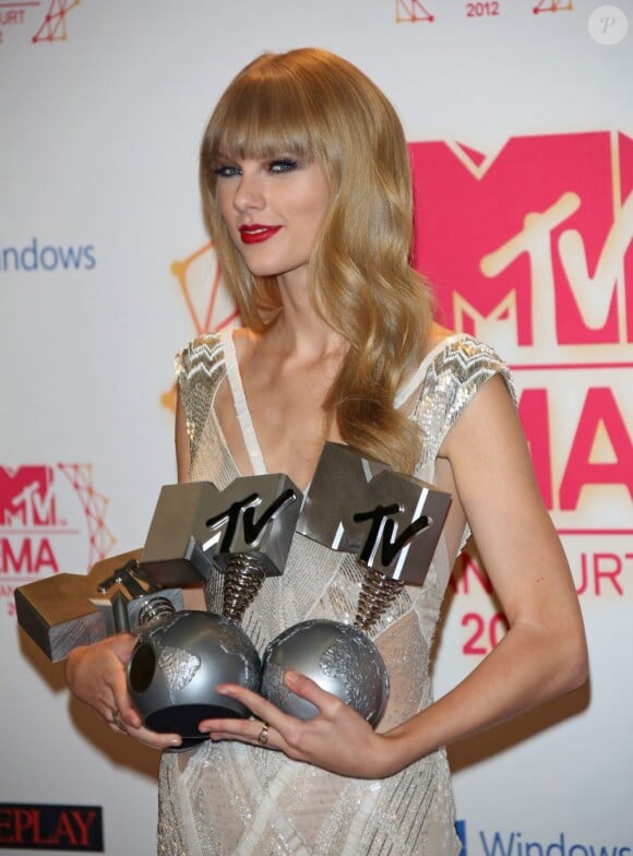 Taylor Swift aux MTV EMA à Francfort le 11 novembre 2012.