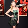 Scarlett Johansson, électrique à souhait lors de la première du film  Hitchcock  à New York, le 18 novembre 2012.