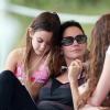 Courteney Cox et sa fille sont en vacances à Miami le 18 novembre 2012.