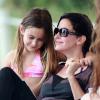 Courteney Cox et sa fille Coco en vacances à Miami le 18 novembre 2012.