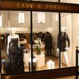 Inauguration de l'ouverture de la première boutique de Lady R Forrest par la créatrice Rowena Forrest au 9 rue Royale. Paris, France le 16 novembre 2012.