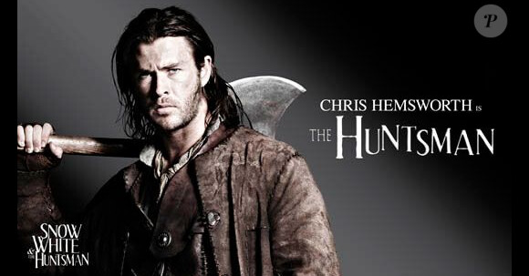 Poster du film Blanche-Neige et le chasseur avec Chris Hemsworth, le chasseur