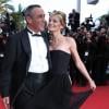 Thierry Ardisson et sa compagne Audrey Crespo-Mara au Festival de Cannes, le 19 mai 2012.