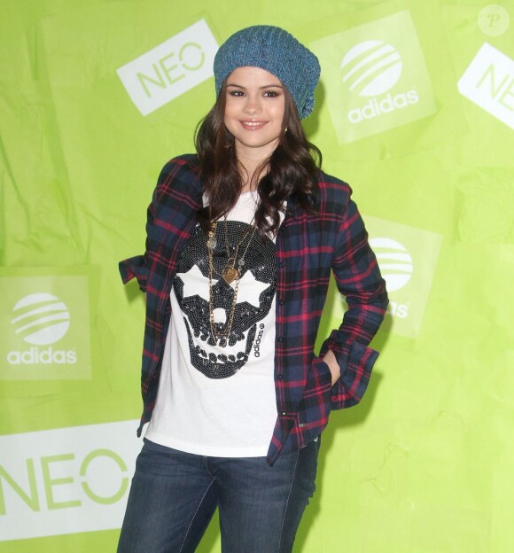 Selena Gomez est la nouvelle icône de la marque Adidas NEO. Los Angeles, le 20 novembre 2012.