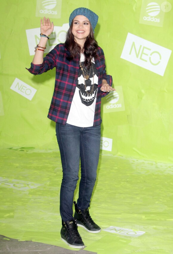 Selena Gomez est la nouvelle icône de la marque Adidas NEO. Los Angeles, le 20 novembre 2012.