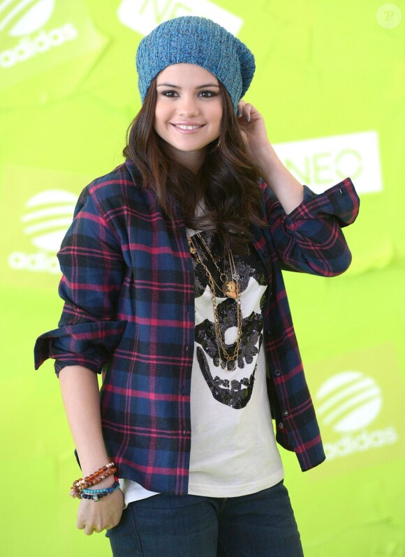 Selena Gomez devient la nouvelle icône de style de NEO, le label mode de l'équipementier allemand Adidas. Los Angeles, le 20 novembre 2012.