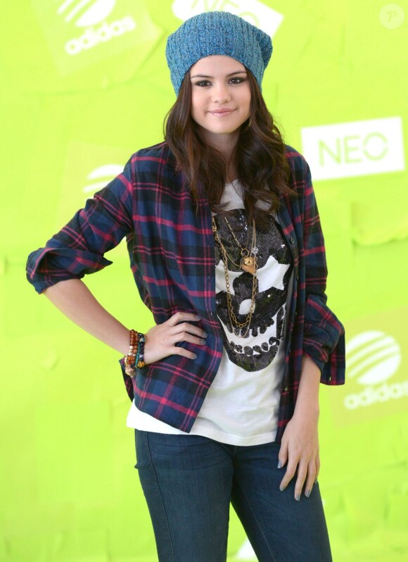 Selena Gomez devient la nouvelle icône de style de NEO, le label mode de l'équipementier allemand Adidas. Los Angeles, le 20 novembre 2012.