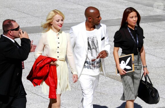 Coulisses de la campagne Playboy condoms avec Stomy Bugsy à Los Angeles