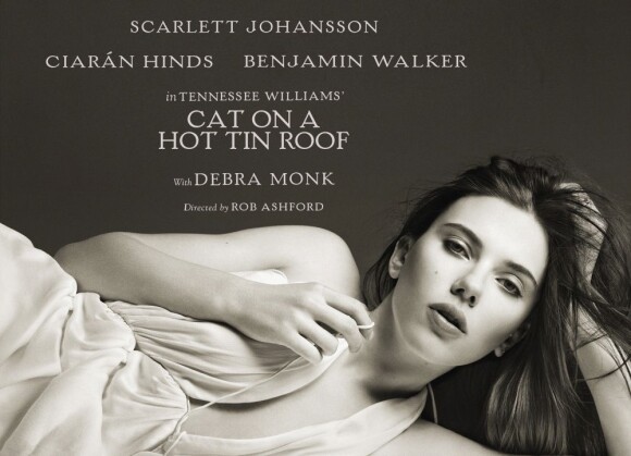 Scarlett Johansson à l'affiche de la pièce La Chatte sur un toit brûlant, qui se jouera à Broadway, la première aura lieu le 18 décembre 2012 puis la pièce se jouera régulièrement dès le mois de janvier 2013