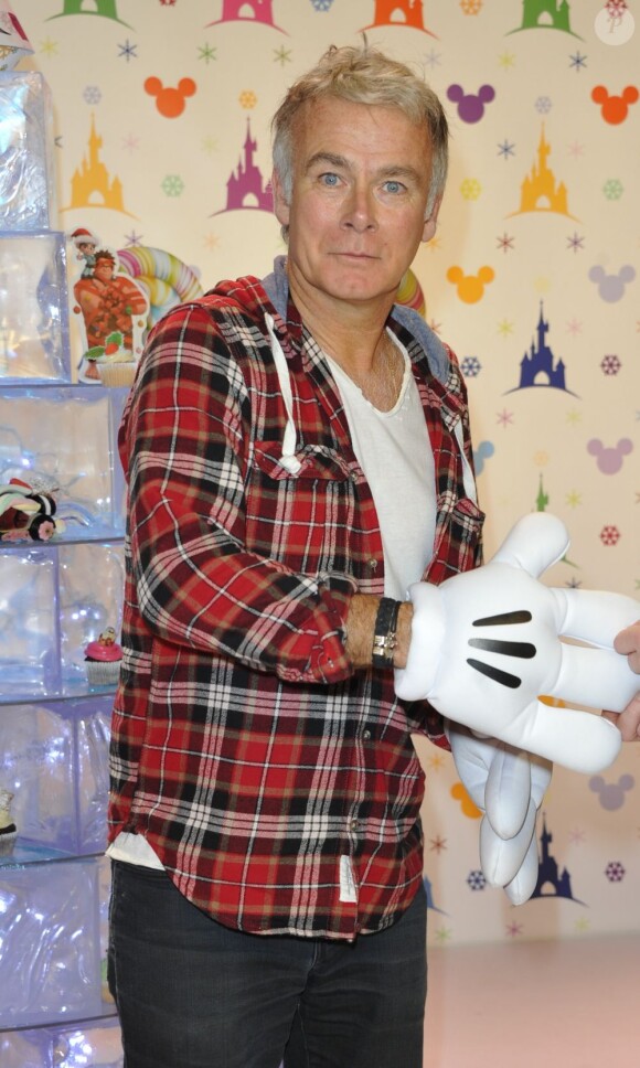 Franck Dubosc lors de la présentation des Mondes de Ralph à Disneyland le 10 novembre 2012
