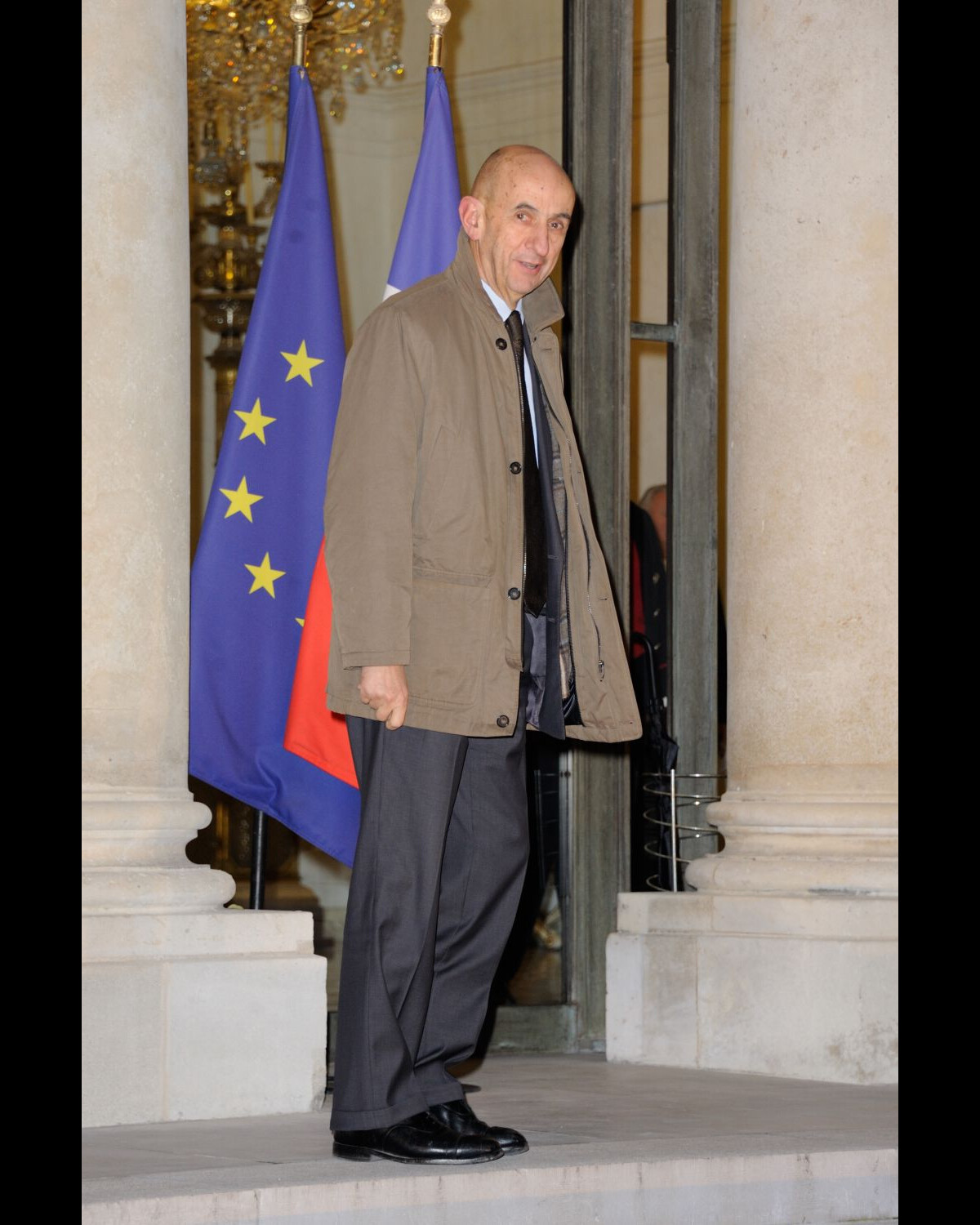 Photo Louis Gallois à l'Elysée le 26 novembre 2012. Purepeople
